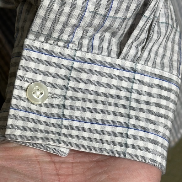 MICHAEL KORS Men’s Plaid Dress Shirt - Picture 5 of 11